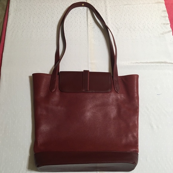 Must De Cartier Paris Maroon/Wine Leather Bag - Picture 3 of 8